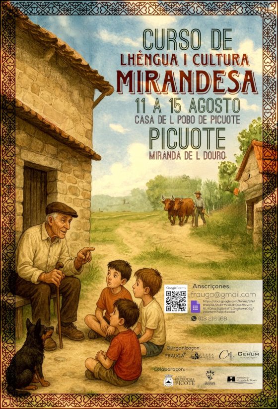 Curso de Lhéngua i Cultura Mirandesa 2025 Curso de Lhéngua i Cultura Mirandesa 2025